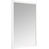 Amazon Basics Espejo para pared rectangular- 60-9 x 91-4 cm - marco estándar- blanco